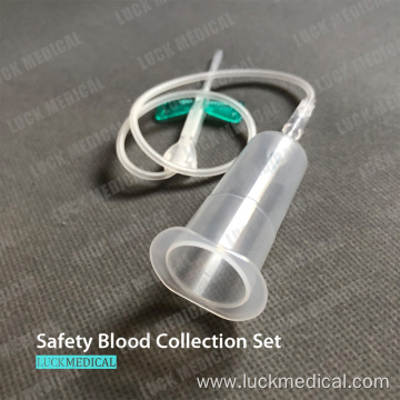 Safety Blood Collection Needle with Pre-Attach Holder CEFDA